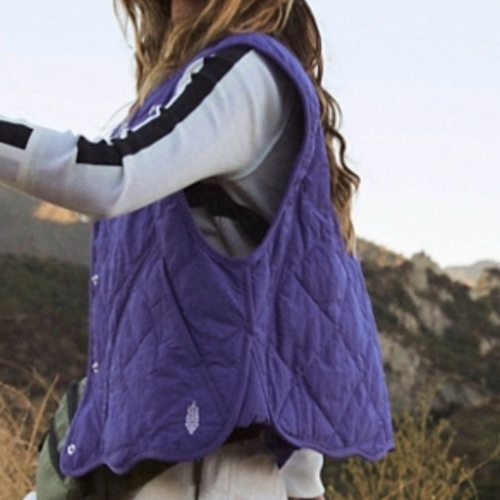 Free People Movement Quinn Quilted Puffer Vest - S